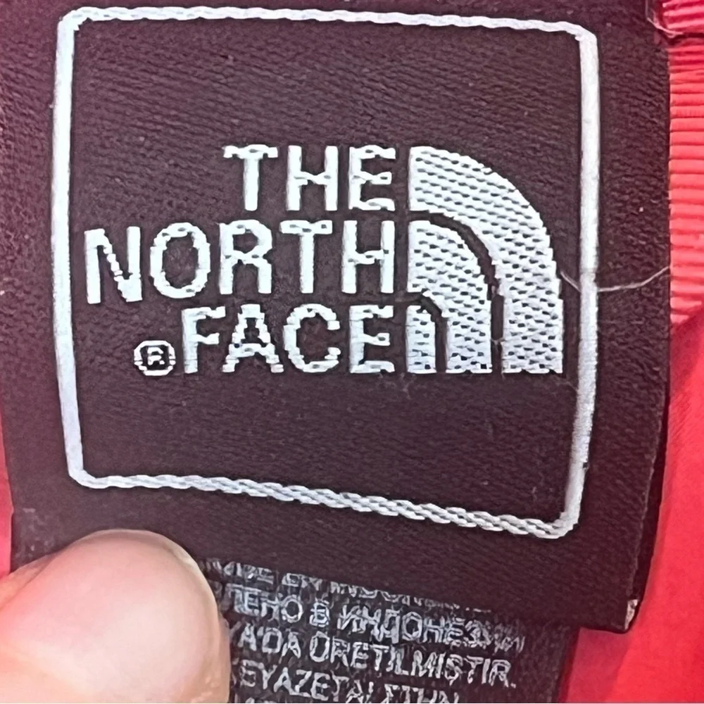 The North Face Girls XL 18 550 Fill Pink Brown White Down Ski Jacket Snowboard